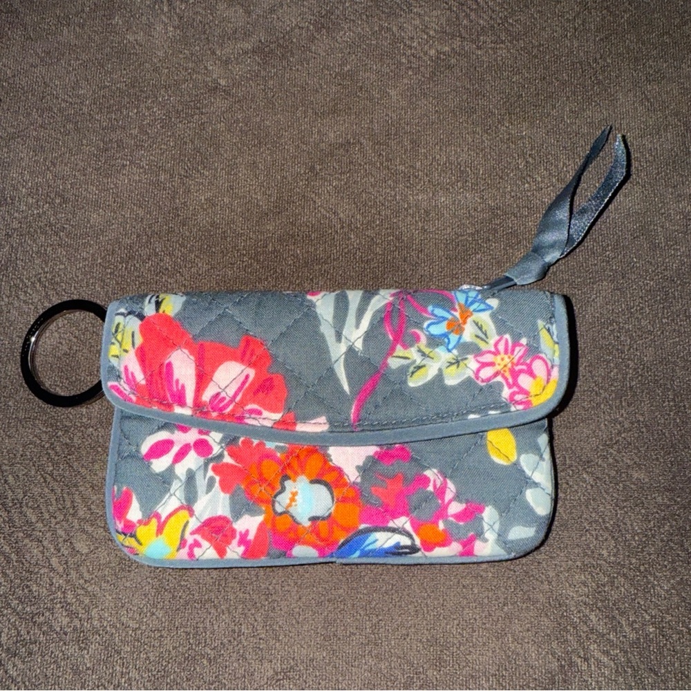 Floral Gray Wristlet Vera Bradley